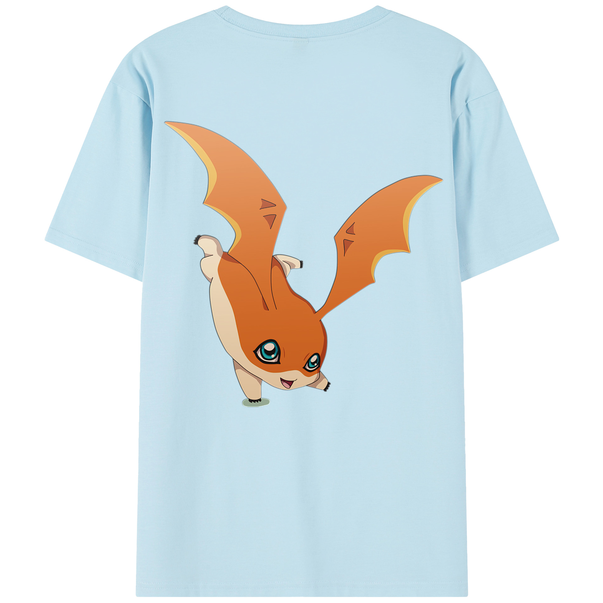 （画像用） Digimon デジタルモンスター/デジモン 綿100％半袖Tシャツ（背面プリント）